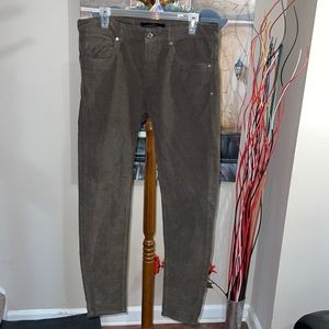 Zara corduroys olive green